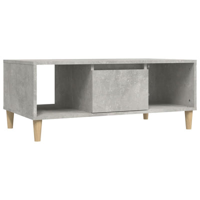 Sohvapöytä betoninharmaa 90x50x36,5 cm tekninen puu