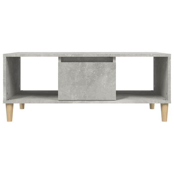 Sohvapöytä betoninharmaa 90x50x36,5 cm tekninen puu