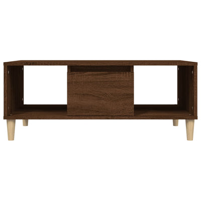 Sohvapöytä ruskea tammi 90x50x36,5 cm tekninen puu