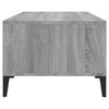 Sohvapöytä harmaa Sonoma 90x50x36,5 cm tekninen puu