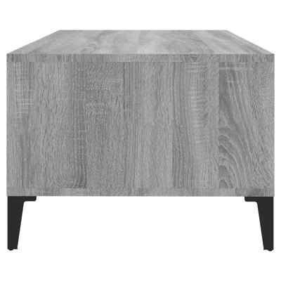 Sohvapöytä harmaa Sonoma 90x50x36,5 cm tekninen puu
