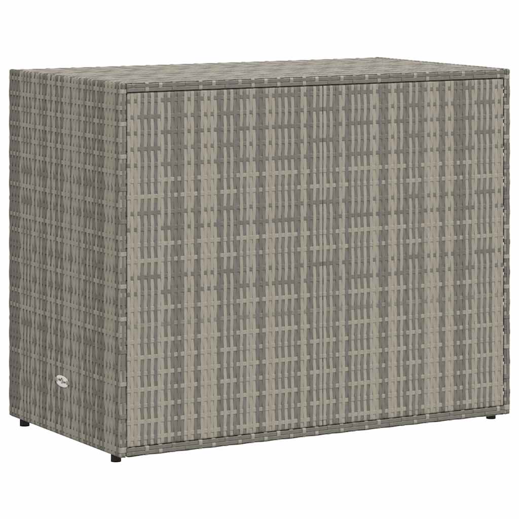 Harmaa puutarhan säilytyskaappi Butila 100x55,5x80cm (polyrottinki)