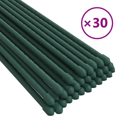 Puutarhan kasvituet 30 kpl vihreä 90 cm teräs