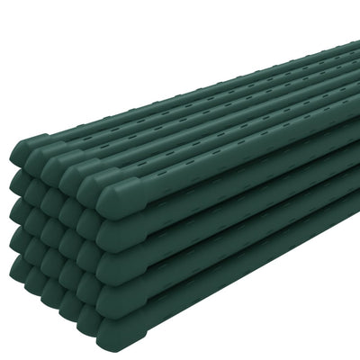 Puutarhan kasvituet 30 kpl vihreä 90 cm teräs