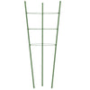 Vihreä puutarhan kasvituet Loc 45cm (3 rengasta 5 kpl teräs)