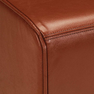 Ruskea voimistelupukki Soprano 110cm (aito nahka ja mangopuu)