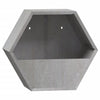Ruoste corten teräs kukkalaatikot Wes 30x10x25cm (2 kpl)