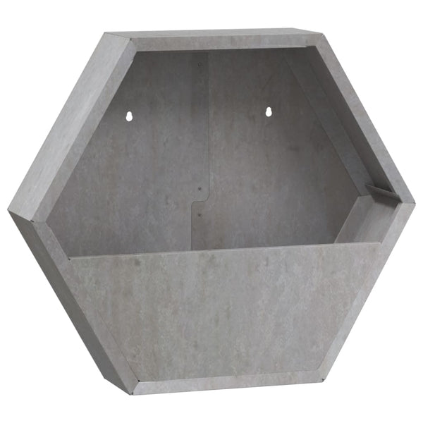 Ruoste corten teräs kukkalaatikot Wes 46x10x40cm (2 kpl)