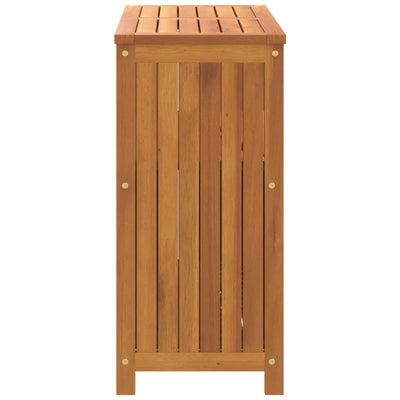 Konsolipöytä ulos 80x35x75 cm täysi akasiapuu