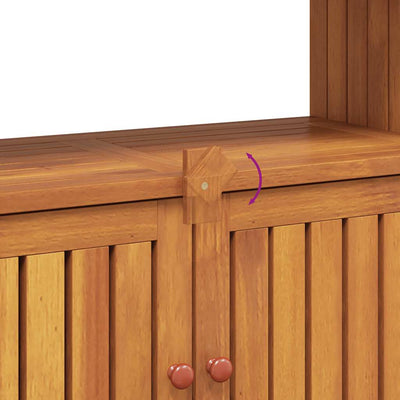 Konsolipöytä ulos Zozo 80x35x75cm (akasiapuu)