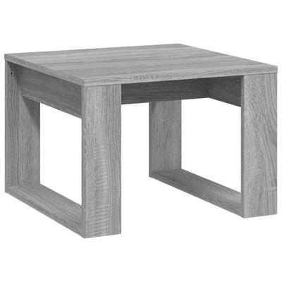 Sivupöytä harmaa Sonoma 50x50x35 cm tekninen puu