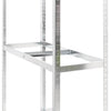 2-tasoinen Rengasteline 3 kpl hopea 110x40x180 cm teräs