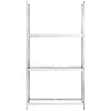 3-tasoinen Rengasteline 3 kpl hopea 110x40x200 cm teräs