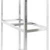 3-tasoinen Rengasteline 4 kpl hopea 110x40x200 cm teräs