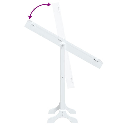 Valkoinen vapaasti seisova peili Geamanu 34x37x146cm