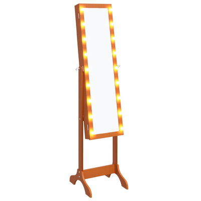 Vapaasti seisova peili Wendell 34x37x146cm (led-valoilla)