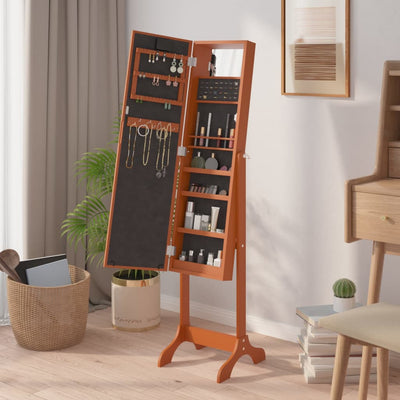 Vapaasti seisova peili Wendell 34x37x146cm (led-valoilla)