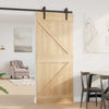 Ovi NARVIK 90 x 210 cm Massiivinen mänty (käsittelemätön)