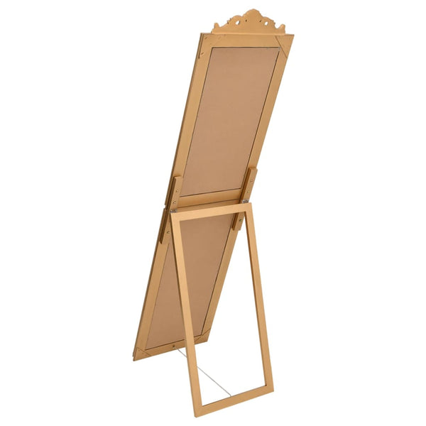 Vapaasti seisova peili kulta 40x160 cm