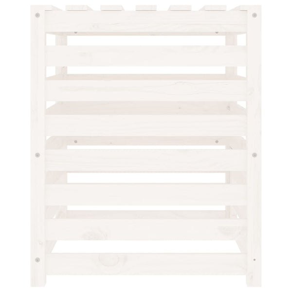 Valkoinen komposti Rarita 63,5x63,5x77,5cm (mänty)