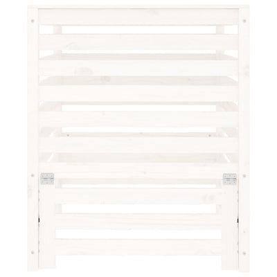 Komposti valkoinen 82,5x82,5x99,5 cm täysi mänty