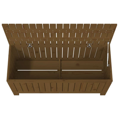 Säilytyslaatikko hunajanruskea 108x42,5x54 cm täysi mänty