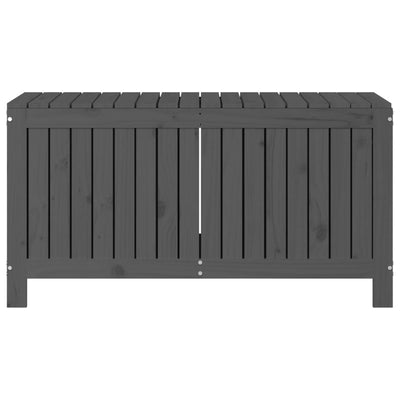 Säilytyslaatikko harmaa 115x49x60 cm täysi mänty