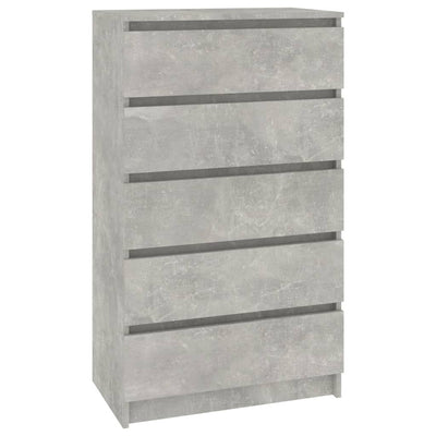 Laatikosto betoninharmaa 60x36x103 cm tekninen puu