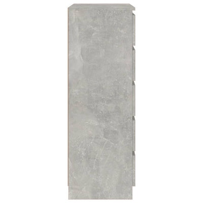 Laatikosto betoninharmaa 60x36x103 cm tekninen puu