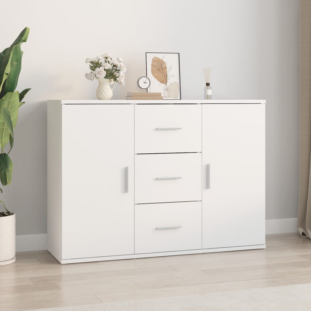Valkoinen senkki Ra 91x29,5x65cm (puinen)