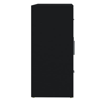 Senkki musta 91x29,5x65 cm tekninen puu