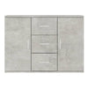 Senkki betoninharmaa 91x29,5x65 cm tekninen puu