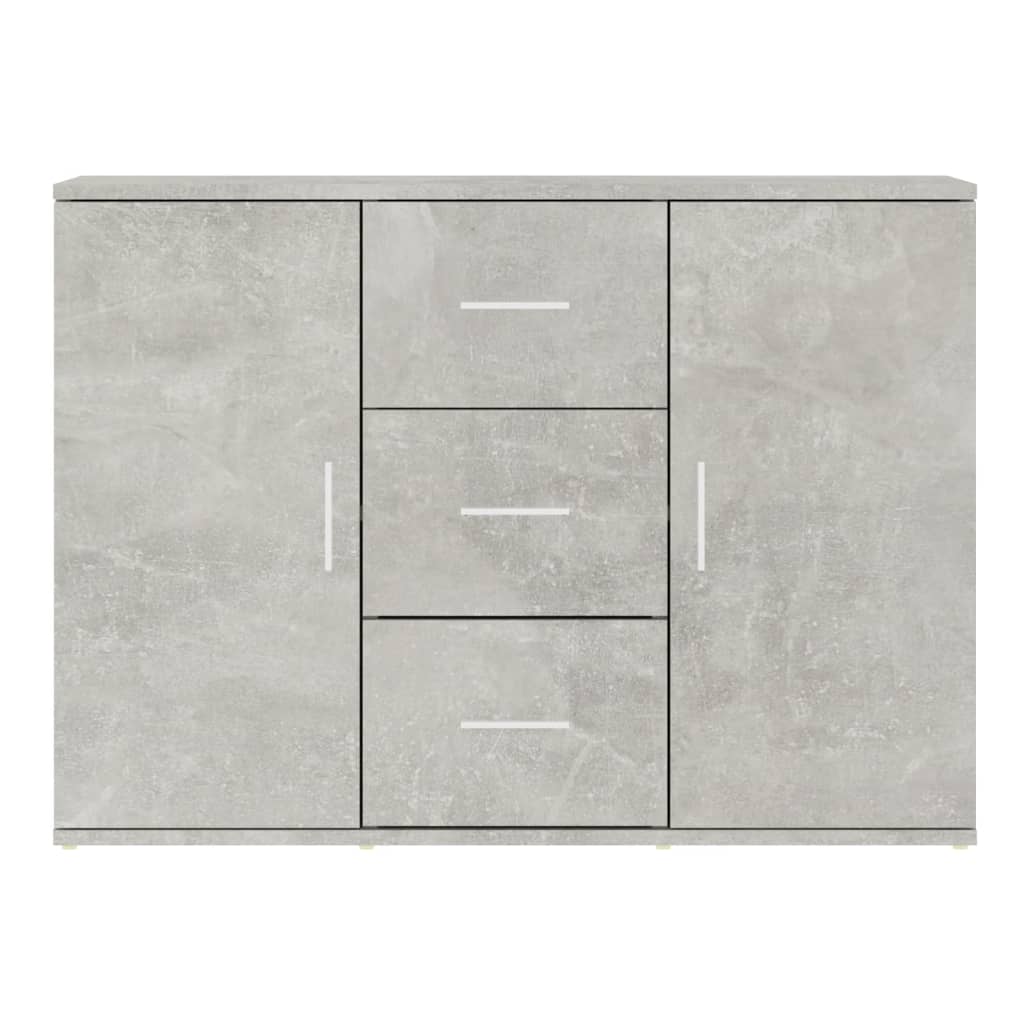 Betoninharmaa senkki Ra 91x29,5x65cm (puinen)