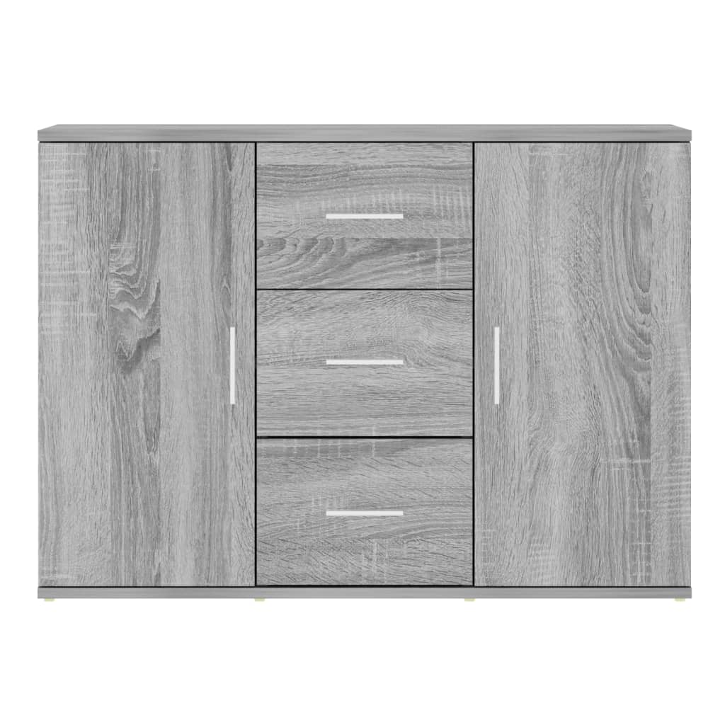 Harmaa senkki Ra 91x29,5x65cm (puinen)