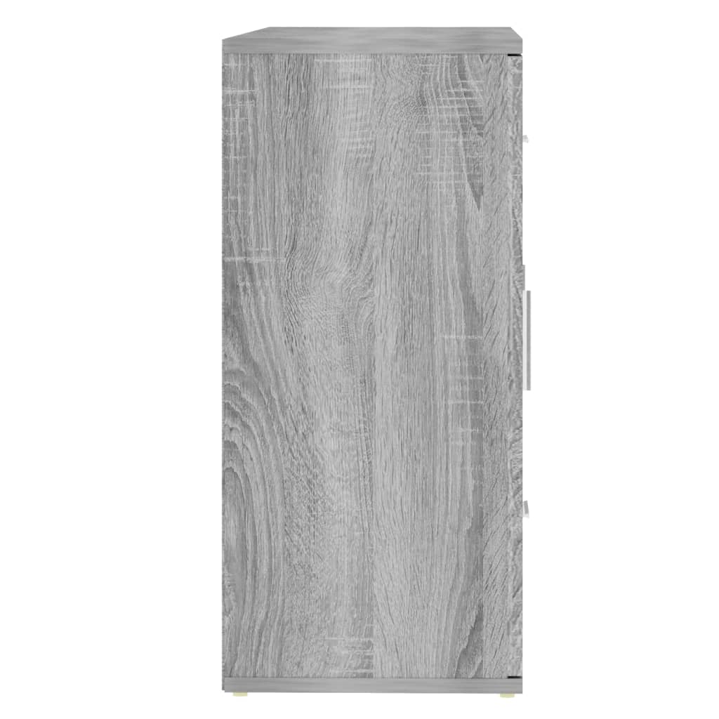 Harmaa senkki Ra 91x29,5x65cm (puinen)