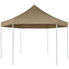 Kuusikulmainen pop-up katos 3,6x3,1 m taupe 220 g/m²