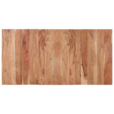 Musta ruokapöytä Caplun 140x70x76cm (akasiapuu)