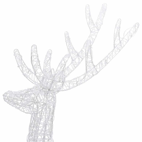 XXL Jouluporot akryyli 250 LED-valoa 3 kpl 180 cm monivärinen