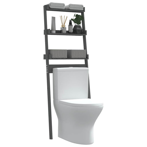 WC-teline harmaa 63,5x32x179 cm täysi mänty