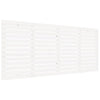 Valkoinen sängynpääty seinälle Ghadir 206x3x91,5cm (mänty)