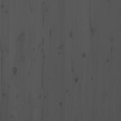 Harmaa sängynpääty seinälle Ghadir 96x3x91,5cm (mänty)