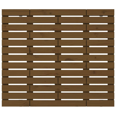 Hunajanruskea sängynpääty seinälle Ghadir 96x3x91,5cm (mänty)