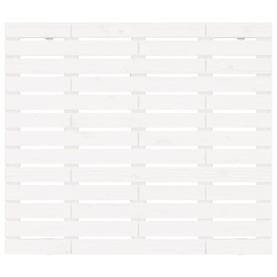 Valkoinen sängynpääty seinälle Ghadir 126x3x91,5cm (mänty)