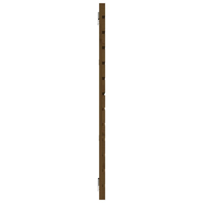 Sängynpääty seinälle hunajanruskea 156x3x91,5 cm täysi mänty