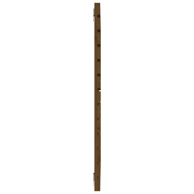 Sängynpääty seinälle hunajanruskea 81x3x91,5 cm täysi mänty