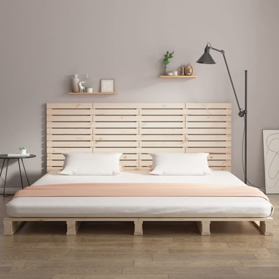 Sängynpääty seinälle 166x3x91,5cm täysi mänty