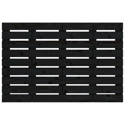 Musta sängynpääty seinälle Ghadir 106x3x63cm (mänty)