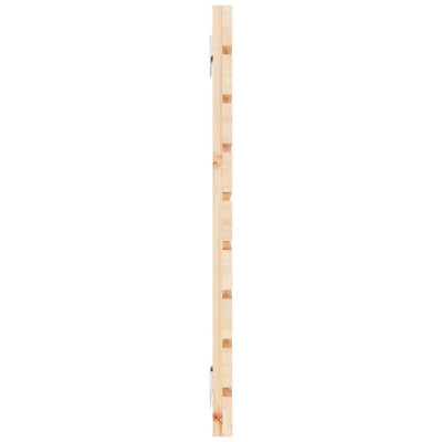 Sängynpääty seinälle 126x3x63 cm täysi mänty
