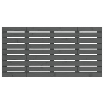 Harmaa sängynpääty seinälle Ghadir 156x3x63cm (mänty)