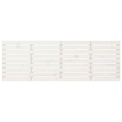 Valkoinen sängynpääty seinälle Ghadir 166x3x63cm (mänty)